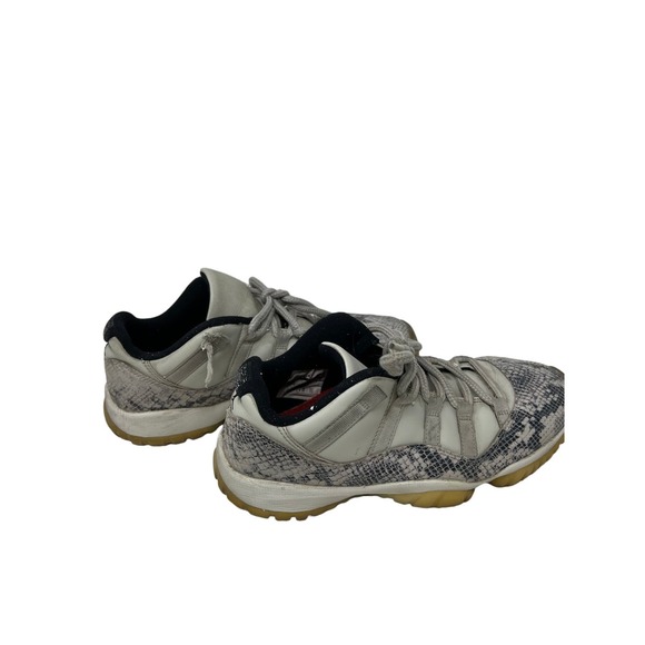 Jordan 11 Retro Low Snake Light Bone Shoes Mens 8 - Picture 4 of 8